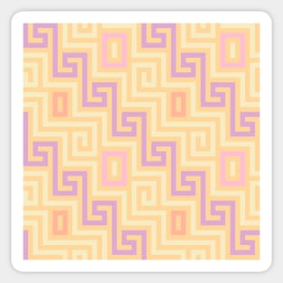 Copy of Pink Greck seamless pattern Sticker